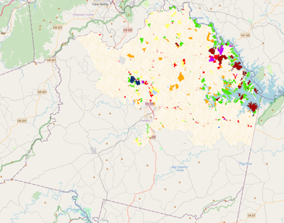 Franklin County Zoning Map