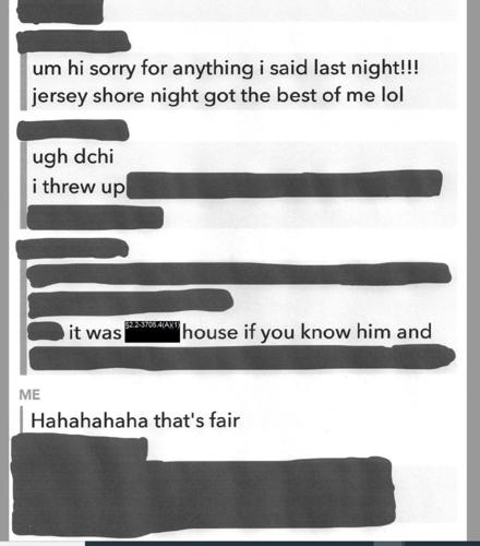 text thread about jersey shore party.JPG