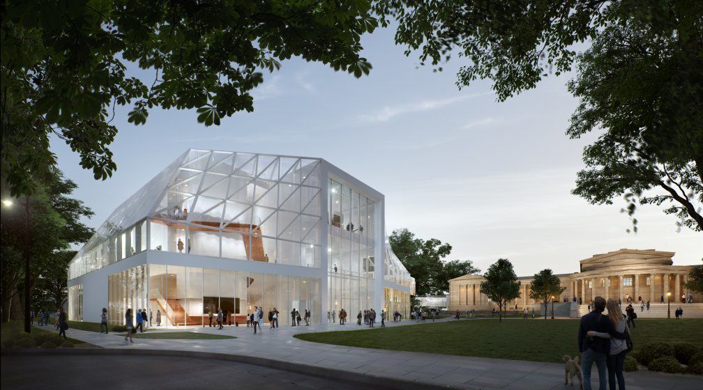 Albright Knox rendering