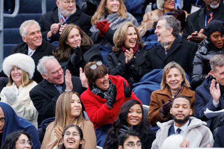 The McAuliffes at Gov. Spanberger's inauguration