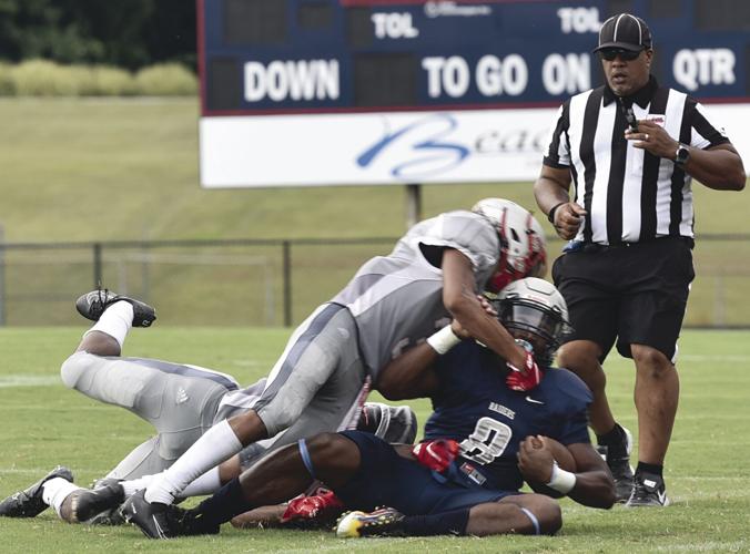 FIRST VARSITY SCRIMMAGES