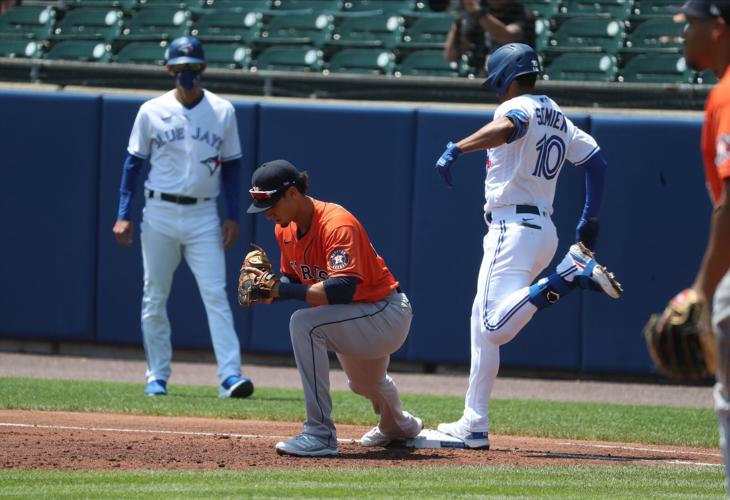 Toronto Blue Jays take on the Houston Astros in game three of a three game home stands
