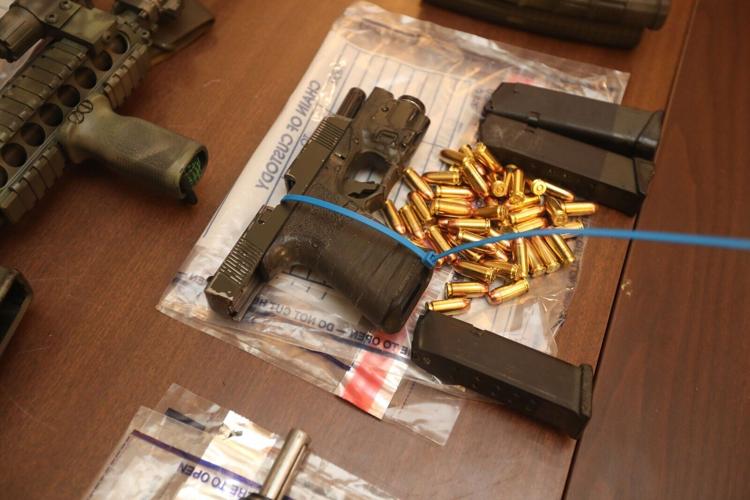 Guns on display at Buffalo Police HQ