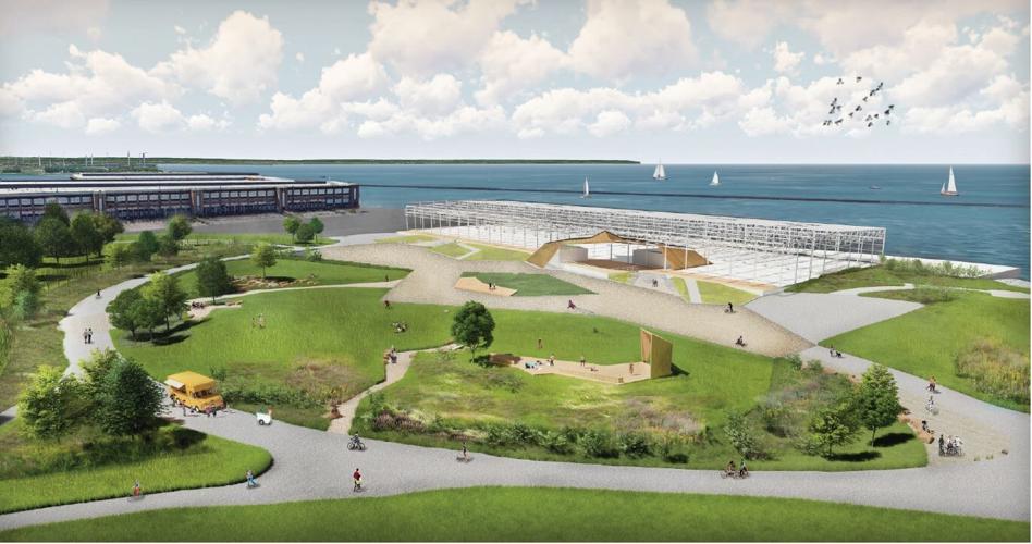Outer Harbor amphitheater rendering