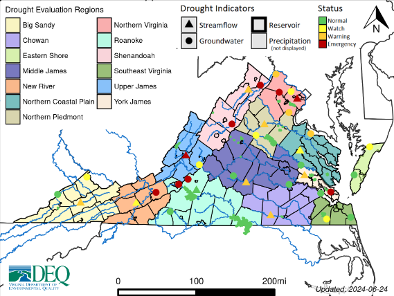 Region under drought watch