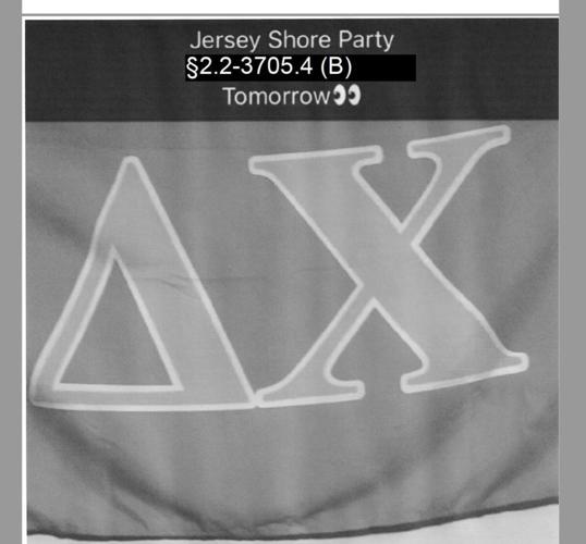 Delta Chi social media post