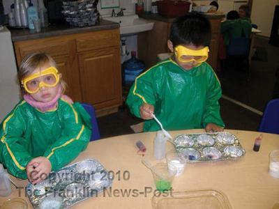 Pre-K Students Explore Science