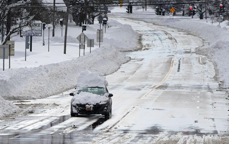 Snowy drive