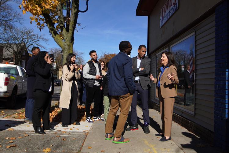 Campaigning in Rochester