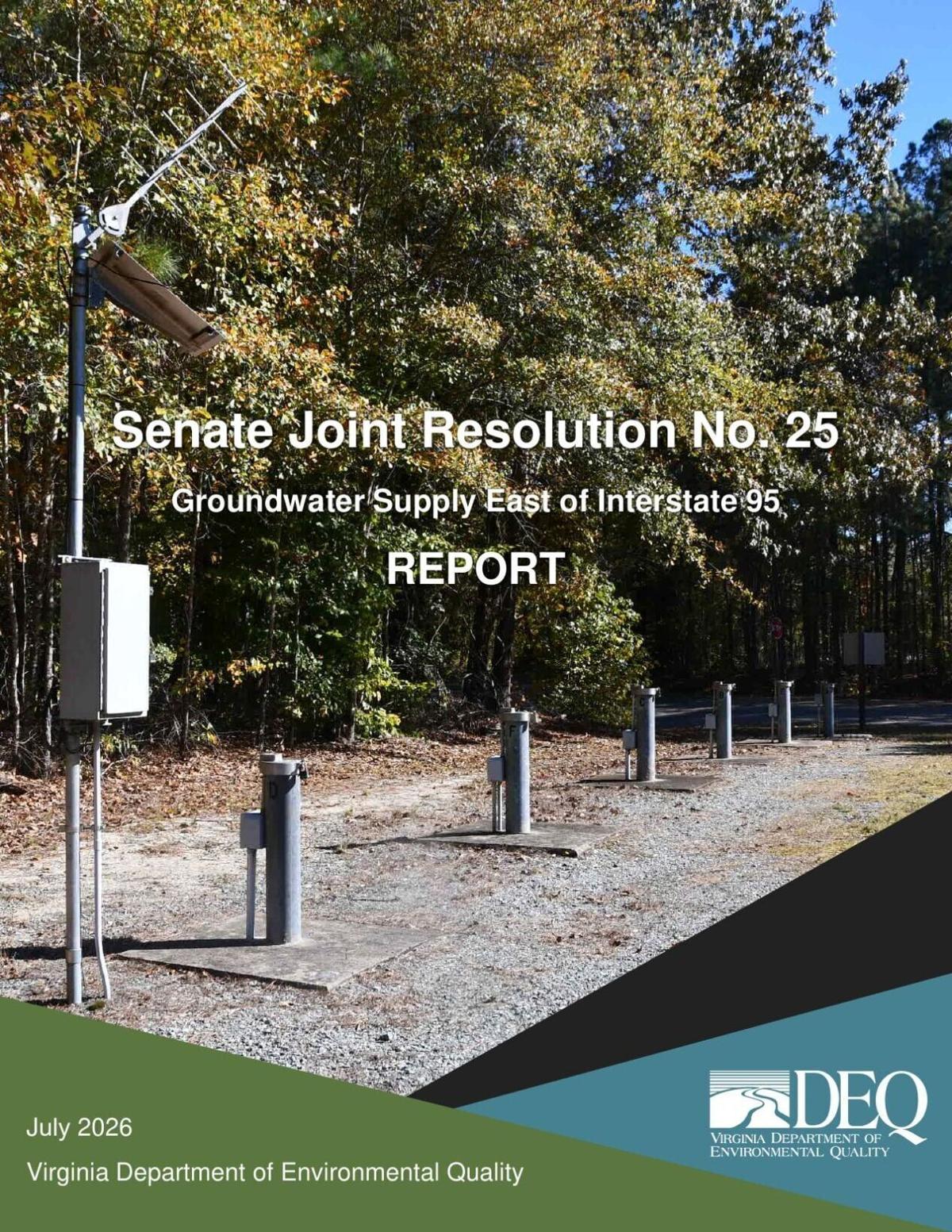 Groundwater report