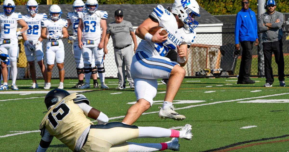 Marlin Reeves Washington and Lee football rolls over Ferrum 34-0