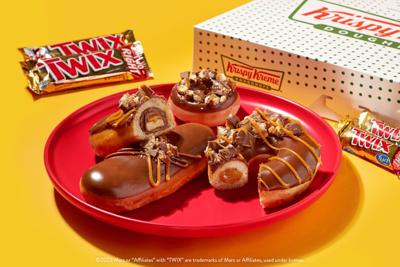 Krispy Kreme TWIX doughnuts