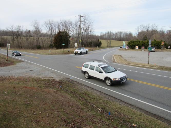 Virginia 122 and Hardy Road intersection (copy)