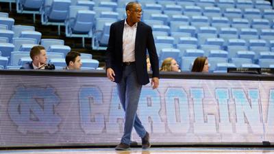UNC coach Hubert Davis