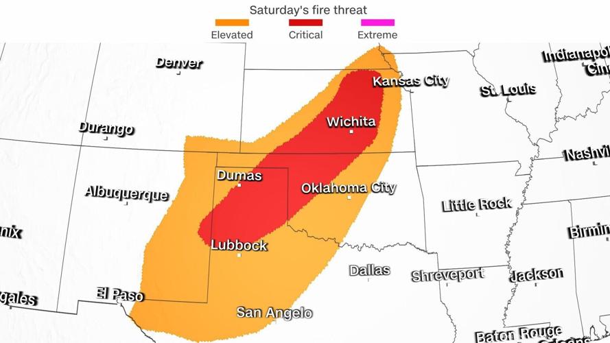 Weekend weather includes snow, tornadoes and critical fire threat