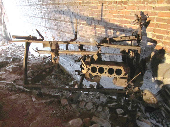 Remnants of 1930 fire unearthed in basement