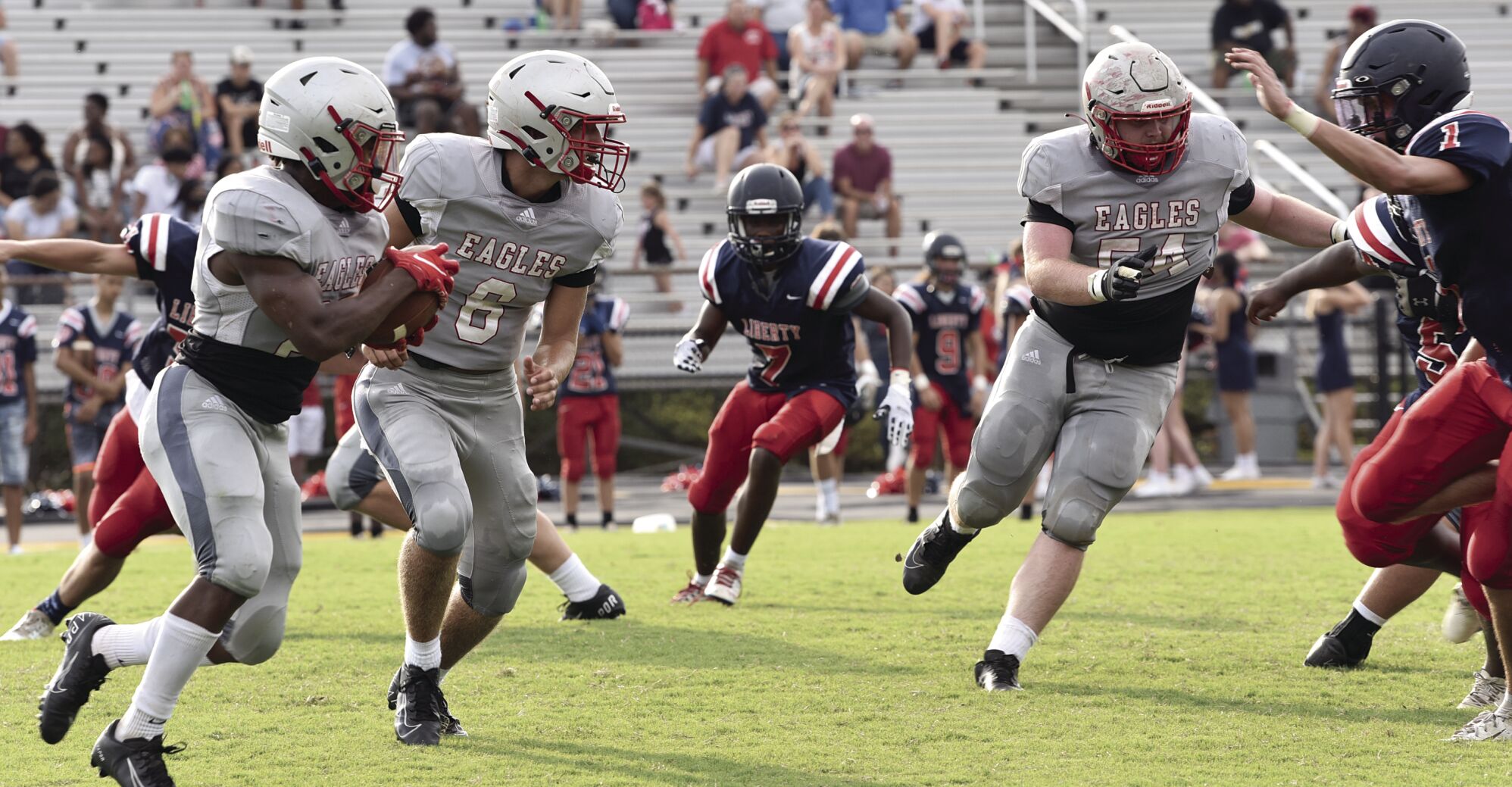 FIRST VARSITY SCRIMMAGES