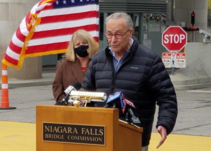 Schumer at Rainbow Bridge (copy) (copy) (copy)