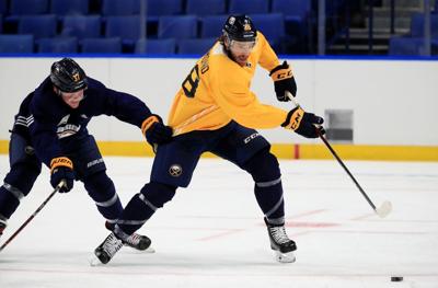 Redmond-Sabres-Training Camp-Scull-KeyBank Center