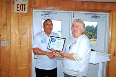 Glade Hill Ruritans new president