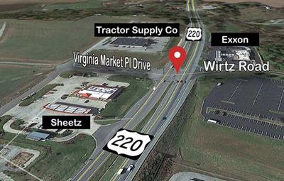 VDOT map May 2026 US 220 Franklin County