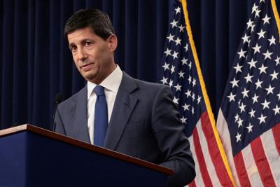 FILE PHOTO: U.S. Federal Reserve Chairman Kevin Warsh holds a press conference, in Washington