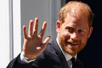 Britain's Prince Harry visits London