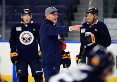 Ralph-Kreuger-Sabres-Training Camp-Scull-KeyBank Center