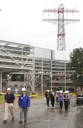 International Students and Teachers Tour Dominion Virginia Power's Dutch Gap Power Plant