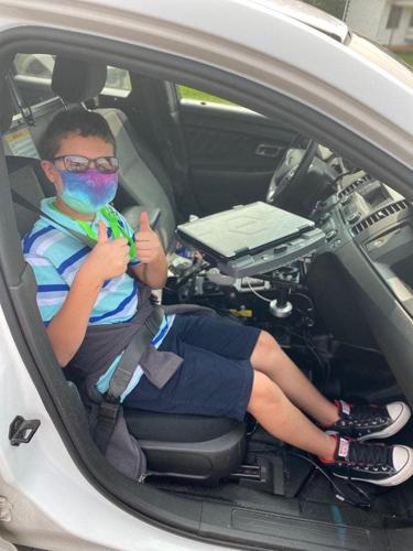 Students win ride in patrol car