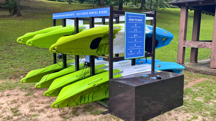 Fairy Stone State Park kiosk