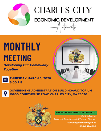 Economic Development Authority Monthly Meeting