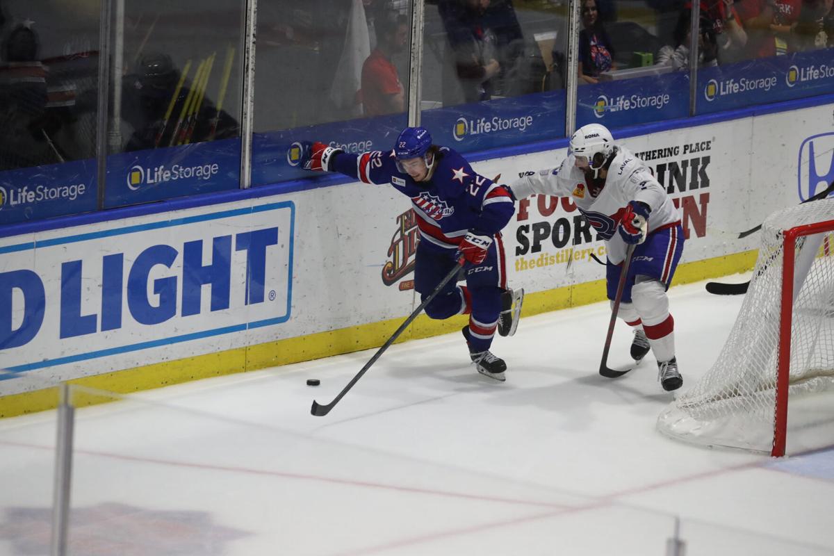 AHL playofffs, Game 3, Laval vs. Rochester Amerks  Hickey