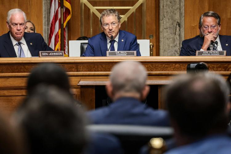 Former NIAID director Anthony Fauci appears before U.S. Senate panel under subpoena about his role in the national response to the COVID-19 pandemic, in Washington