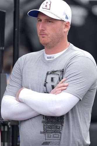 May 23, 2026; Concord, North Carolina, USA; Richard Childress Racing driver Austin Hill (33) during qualifying at Charlotte Motor Speedway. Mandatory Credit: Jim Dedmon-Imagn Images