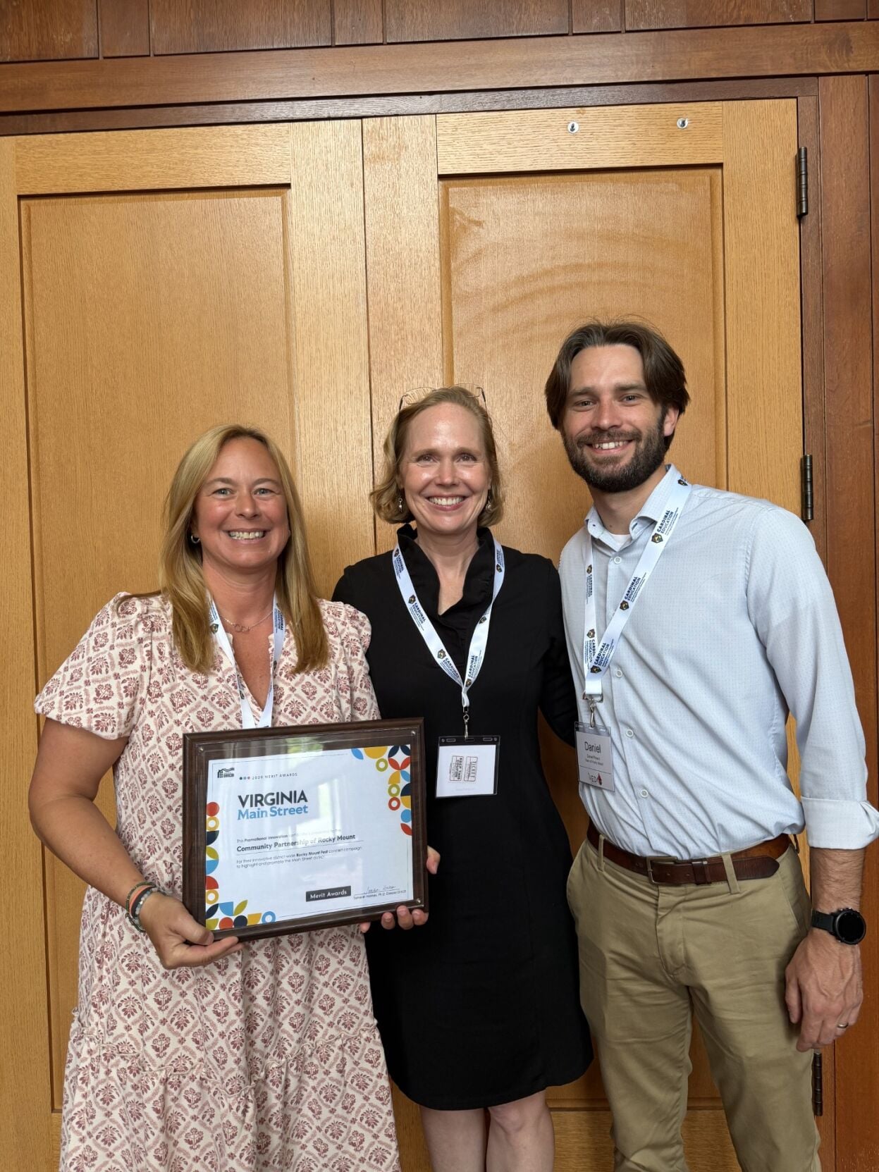 Rocky Mount main street award