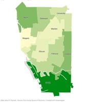 Map: Where Buffalo Mayor Byron Brown's write-in campaign did well