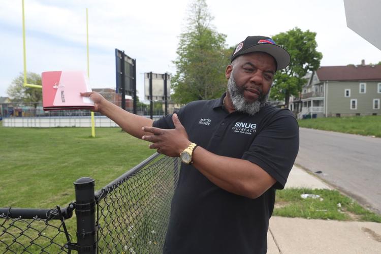 SNUG state training director Jerome Brown of Buffalo