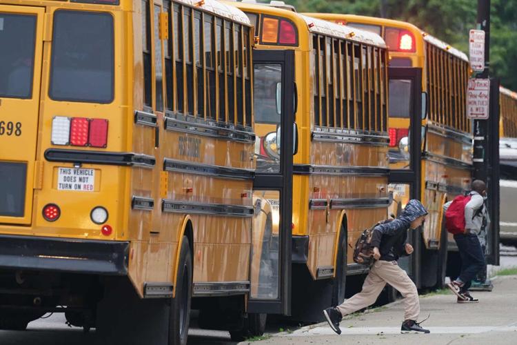 Striding into school