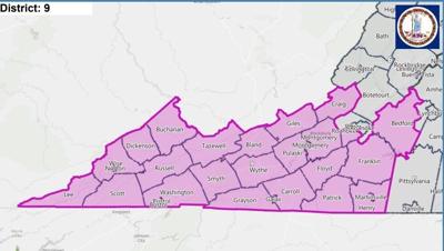 9th Congressional District map