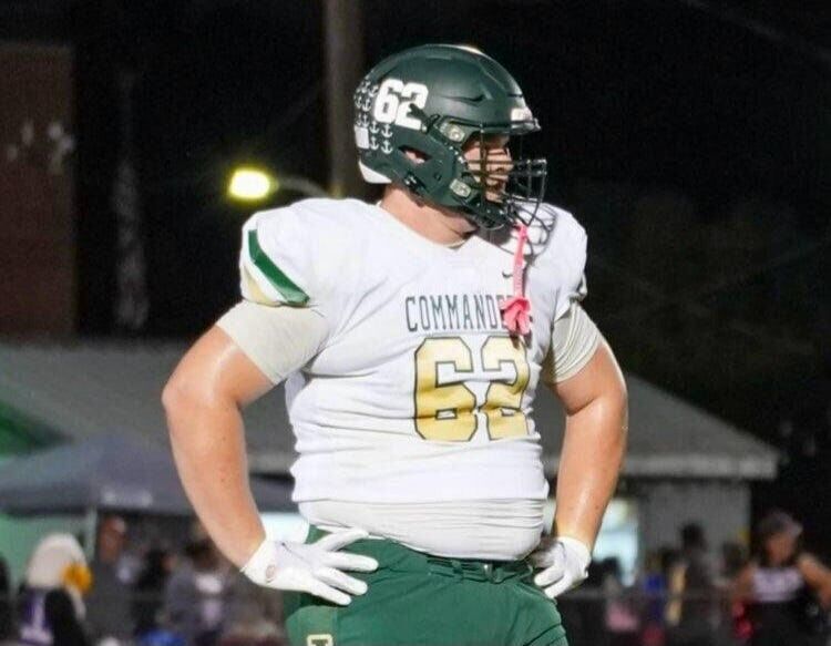 Friendship Christian football player Kaden Buchanan.