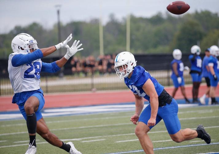 UB football first day of training camp