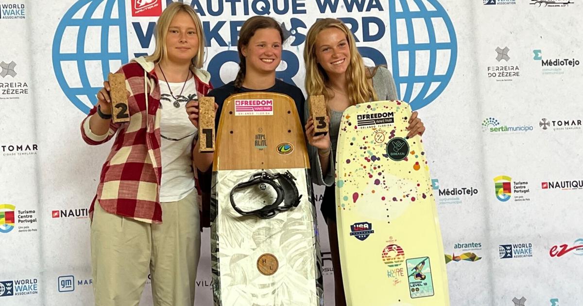 Kayla Ruedebusch Local wakeboarder places first at recent world championships