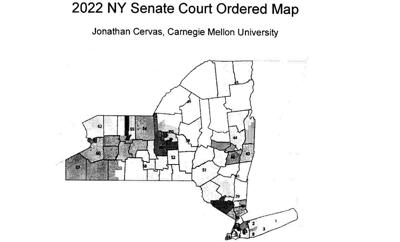 New map of State Senate districts