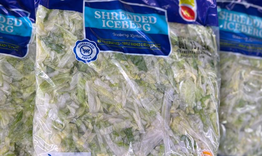 Pre-cut lettuce blends with romaine, iceberg, red cabbage and carrots have been associated with cyclospora outbreaks in the past in the United States and Canada.