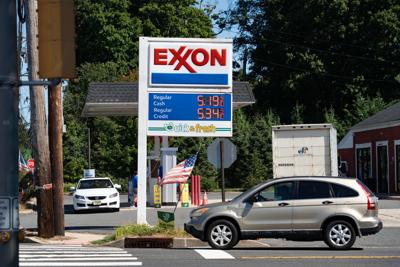 An Exxon gas station located at 46 Main St. in Holmdel. Gas prices are at record highs for this time of the year. Monday,