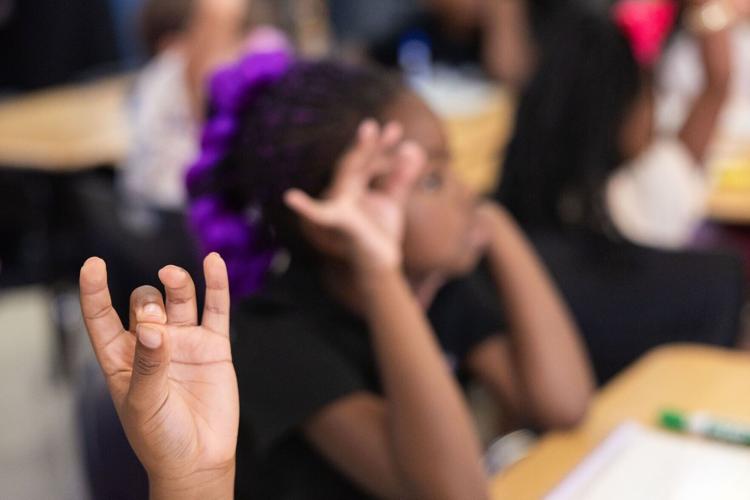 Literacy instruction at Broad Rock Elementary School