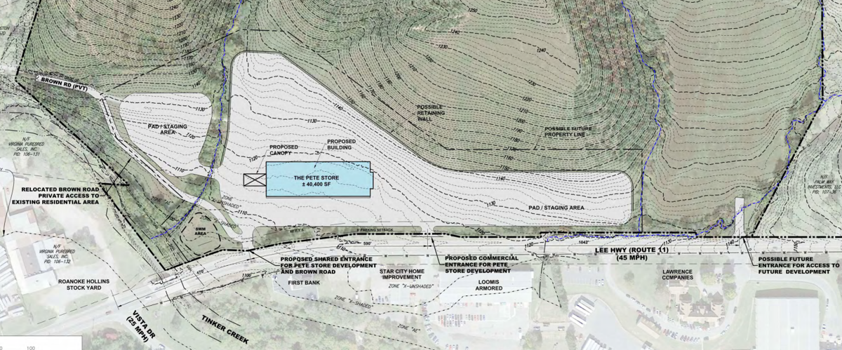 Peterbilt dealership site plan