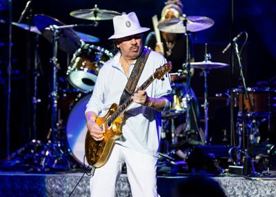 Carlos Santana suffered heat exhaustion during a Michigan concert