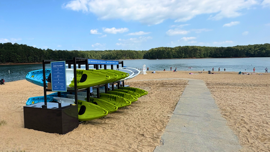 Smith Mountain Lake State Park kiosk